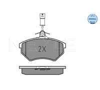 Meyle Kit pastiglie freni 025 209 0119/W – anteriore per Audi e VW