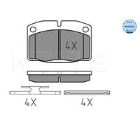 Meyle Pastiglie freno Anteriore 025 209 3915 per Opel Astra Corsa Kadett Vectra