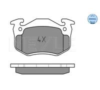 MEYLE 025 210 9615/W Kit pastiglie freni