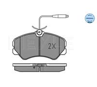 Pastiglie freno Assale anteriore 025 212 0519/W MEYLE per CITROËN FIAT PEUGEOT