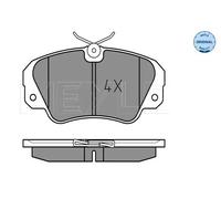 Pastiglie freno Assale anteriore 025 213 6819 MEYLE per OPEL OMEGA B OMEGA A