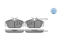 MEYLE 025 213 8818/W Kit pastiglie freni