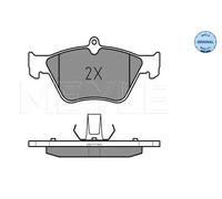 Pastiglie freno Assale anteriore 025 214 1117 MEYLE per OPEL SAAB