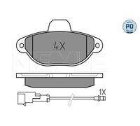 MEYLE 025 214 3617/PD Pastiglie freno Anteriore per