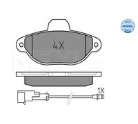 Pastiglie freno Assale anteriore 025 214 3617/W MEYLE per FIAT LANCIA