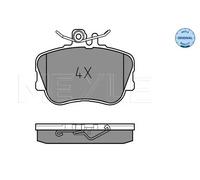 Pastiglie freno Assale anteriore 025 214 3920 MEYLE per MERCEDES-BENZ