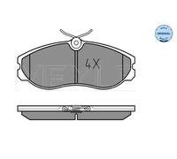 Pastiglie freno Assale anteriore 025 214 8115 MEYLE per NISSAN FORD