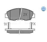 Pastiglie freno Assale anteriore 025 214 9918/W MEYLE per HONDA ACCORD V CR-V I