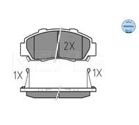 MEYLE 025 216 5118/W Pastiglie freno Anteriore per