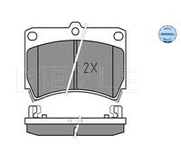 Pastiglie freno Assale anteriore 025 216 5415/W MEYLE per MAZDA KIA