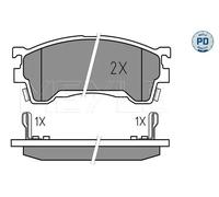 Pastiglie freno Assale anteriore 025 217 5416/PD MEYLE per MAZDA FORD USA