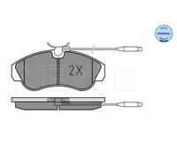 Pastiglie freno Assale anteriore 025 217 9919/W MEYLE per PEUGEOT FIAT CITROËN