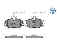 Pastiglie freno Assale anteriore 025 218 0119/W MEYLE per PEUGEOT CITROËN FIAT
