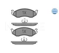 MEYLE Pastiglie freno 025 218 2217 anteriore Kit per Jeep Cherokee, Wrangler e Kia Carnival