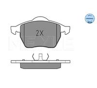 MEYLE 025 218 4819 Kit pastiglie freni