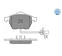 Pastiglie freno Assale anteriore 025 218 4919/W MEYLE per SEAT FORD VW