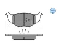 MEYLE Pastiglie freno anteriore 025 218 6615 – Kit per freno a disco