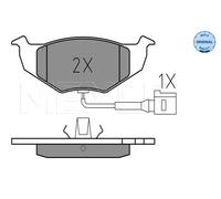 Pastiglie freno Assale anteriore 025 218 6817/W MEYLE per SKODA VW