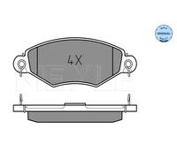Pastiglie freno Assale anteriore 025 219 8018 MEYLE per NISSAN RENAULT PEUGEOT