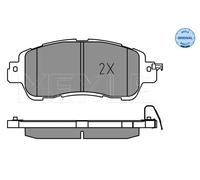 Pastiglie freno Assale anteriore 025 222 3515 MEYLE per MAZDA 2 Hatchback