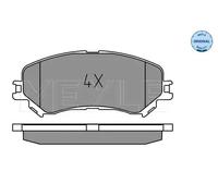 Pastiglie freno Assale anteriore 025 223 4719 MEYLE per RENAULT SCÉNIC IV