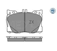 MEYLE 025 225 8618/PD Kit pastiglie freni