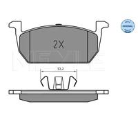 Pastiglie freno Assale anteriore 025 226 3117 MEYLE per SEAT VW AUDI SKODA