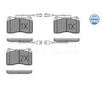 MEYLE 025 230 9216/W Pastiglie freno Anteriore per