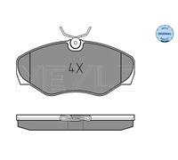 Pastiglie freno Assale anteriore 025 230 9918 MEYLE per RENAULT NISSAN OPEL