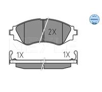 MEYLE 025 232 3417/W Pastiglie freno Anteriore per