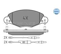 MEYLE 025 232 7318 Pastiglie freno Anteriore per