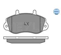 Pastiglie freno Assale anteriore 025 233 0218 MEYLE per RENAULT OPEL