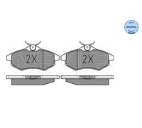 MEYLE 025 234 0719 Pastiglie freno Anteriore per