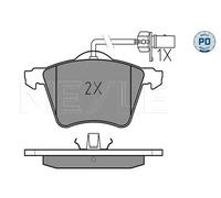 MEYLE 025 234 1819/PD Pastiglie freno Anteriore per