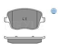Pastiglie freno Assale anteriore 025 235 8118 MEYLE per SKODA SEAT VW