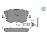 Pastiglie freno Assale anteriore 025 235 8118/W MEYLE per SKODA VW SEAT