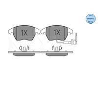 MEYLE 025 235 8720/W Pastiglie freno Anteriore per