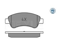 Pastiglie freno Assale anteriore 025 235 9919/PD MEYLE per CITROËN PEUGEOT DS