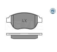 MEYLE 025 236 0019/PD Pastiglie freno Anteriore per