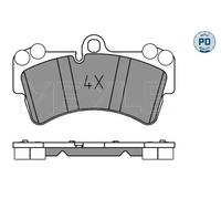 Pastiglie freno Assale anteriore 025 236 9317/PD MEYLE per AUDI VW PORSCHE