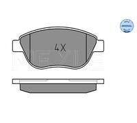 MEYLE 025 237 0819 Pastiglie freno Anteriore per
