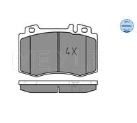 Pastiglie freno Assale anteriore 025 237 4517 MEYLE per MERCEDES-BENZ CLASSE S