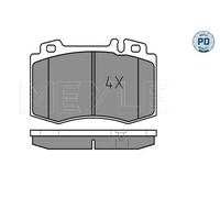 Pastiglie freno Assale anteriore 025 237 4517/PD MEYLE per MERCEDES-BENZ SL SLK
