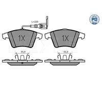 MEYLE 025 237 4619/PD Pastiglie freno Anteriore per