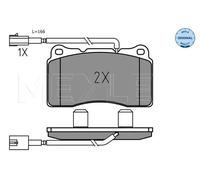 MEYLE 025 237 5716 Kit pastiglie freni
