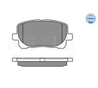 Pastiglie freno Assale anteriore 025 238 3617 MEYLE per TOYOTA AVENSIS VERSO