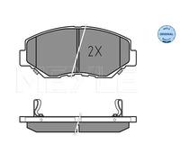 Pastiglie freno Assale anteriore 025 238 6817 MEYLE per HONDA CR-V II ACCORD VII