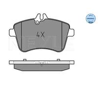 Pastiglie freno Assale anteriore 025 238 8120 MEYLE per MERCEDES-BENZ