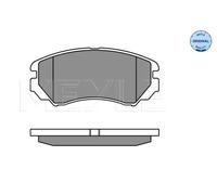 Pastiglie freno Assale anteriore 025 238 9116/W MEYLE per KIA SSANGYONG DAEWOO