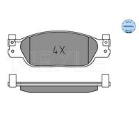 Pastiglie freno Assale anteriore 025 239 0818 MEYLE per JAGUAR DAIMLER